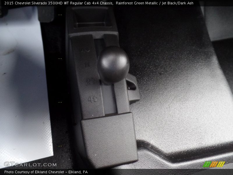 Rainforest Green Metallic / Jet Black/Dark Ash 2015 Chevrolet Silverado 3500HD WT Regular Cab 4x4 Chassis