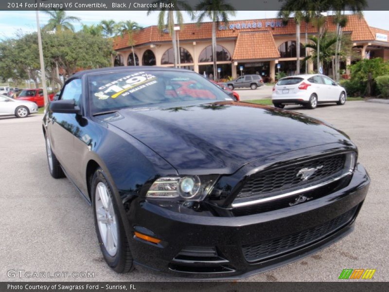 Black / Charcoal Black 2014 Ford Mustang V6 Convertible