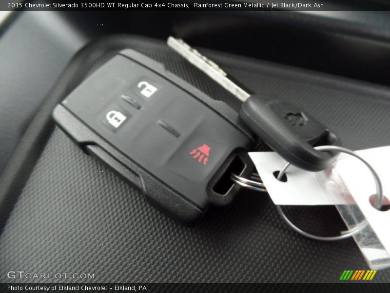Keys of 2015 Silverado 3500HD WT Regular Cab 4x4 Chassis