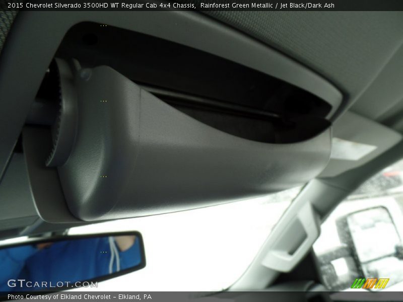 Rainforest Green Metallic / Jet Black/Dark Ash 2015 Chevrolet Silverado 3500HD WT Regular Cab 4x4 Chassis