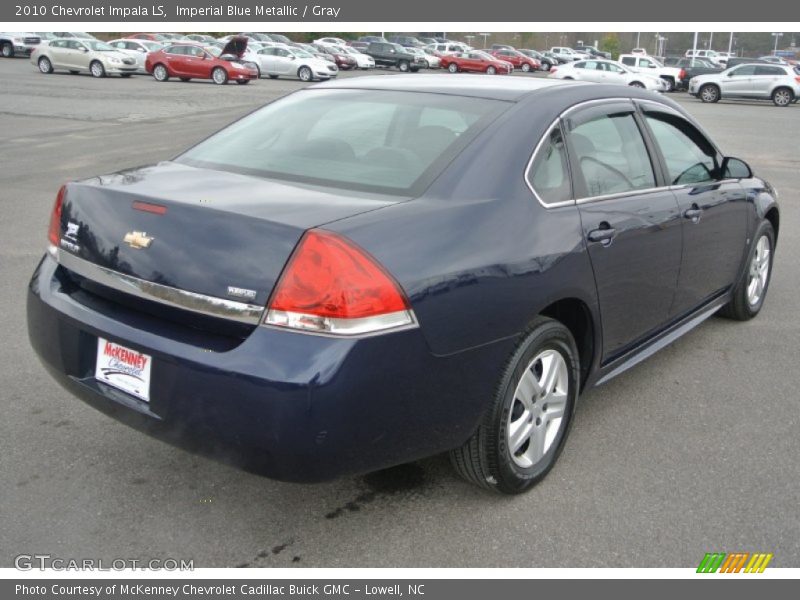 Imperial Blue Metallic / Gray 2010 Chevrolet Impala LS