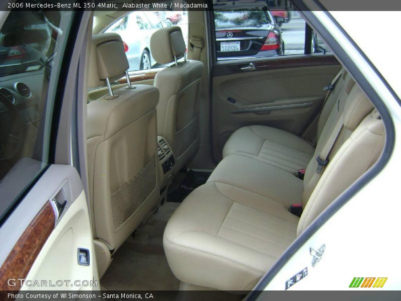 Alabaster White / Macadamia 2006 Mercedes-Benz ML 350 4Matic