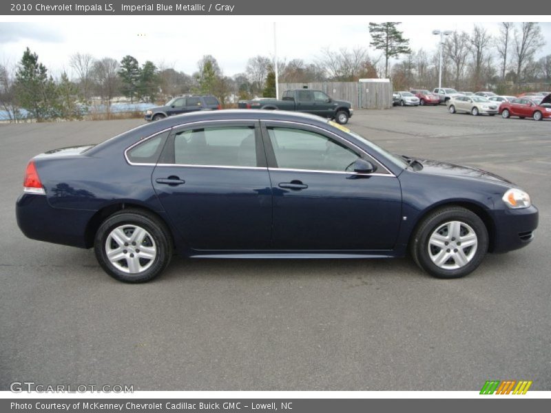 Imperial Blue Metallic / Gray 2010 Chevrolet Impala LS
