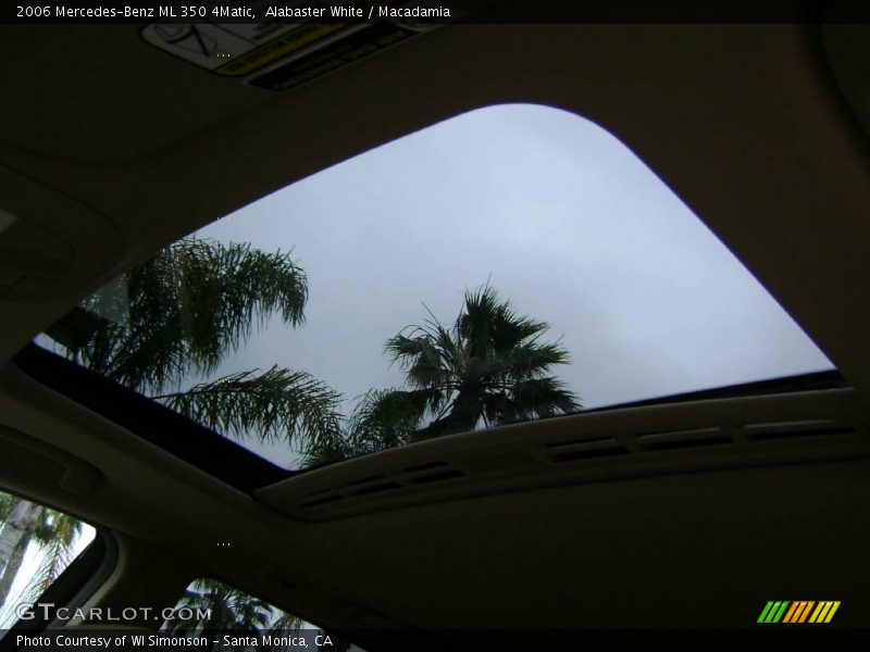 Alabaster White / Macadamia 2006 Mercedes-Benz ML 350 4Matic