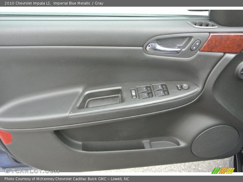 Imperial Blue Metallic / Gray 2010 Chevrolet Impala LS