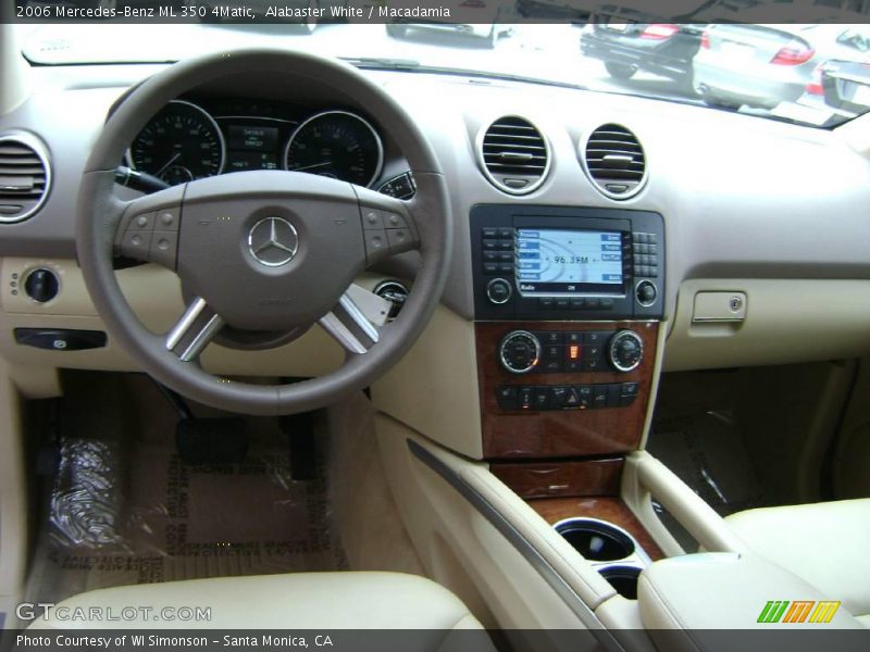 Alabaster White / Macadamia 2006 Mercedes-Benz ML 350 4Matic