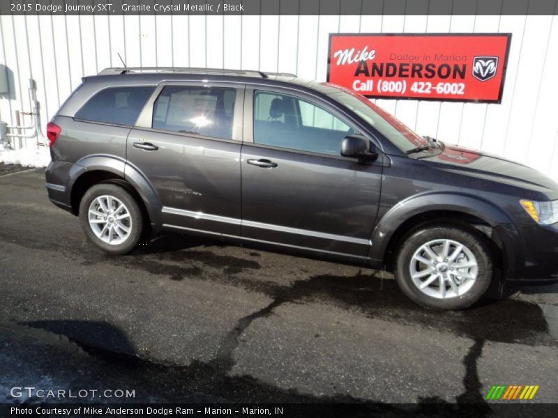 Granite Crystal Metallic / Black 2015 Dodge Journey SXT