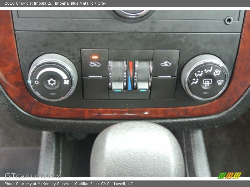 Imperial Blue Metallic / Gray 2010 Chevrolet Impala LS