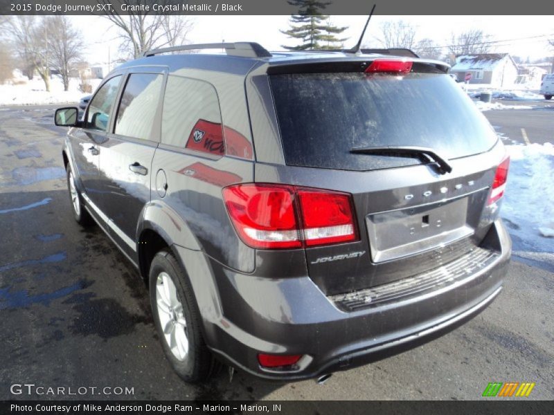 Granite Crystal Metallic / Black 2015 Dodge Journey SXT