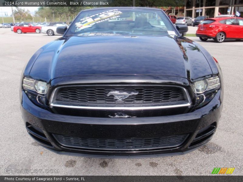 Black / Charcoal Black 2014 Ford Mustang V6 Convertible