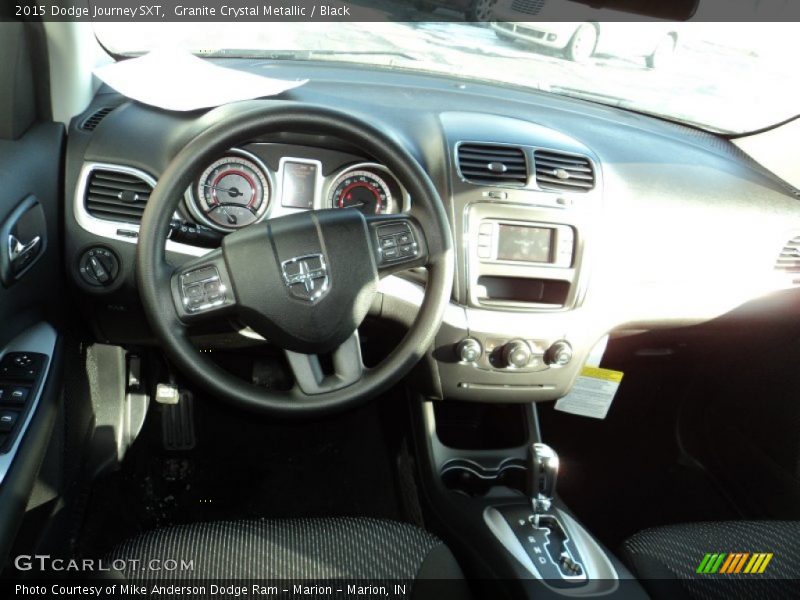 Granite Crystal Metallic / Black 2015 Dodge Journey SXT