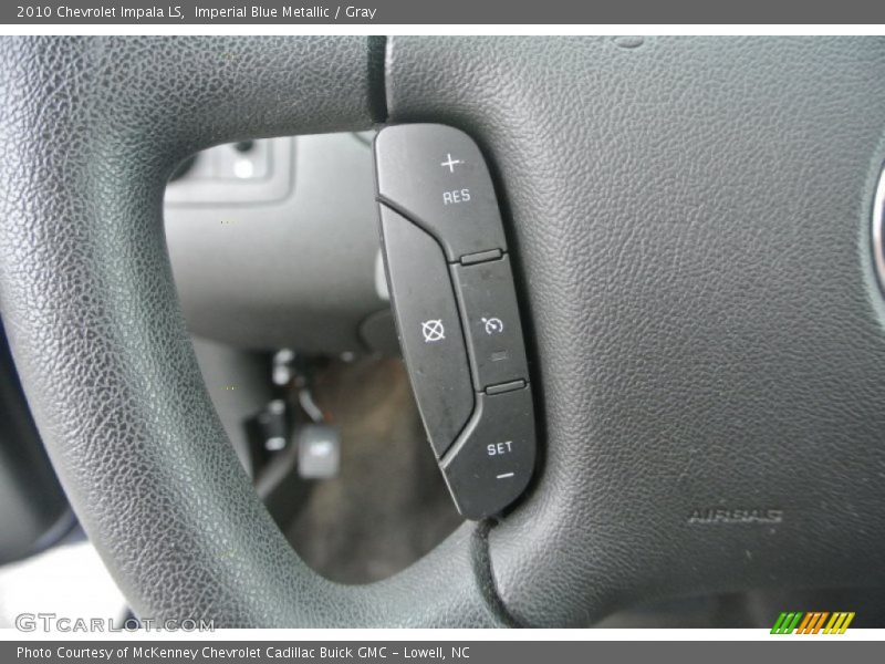 Imperial Blue Metallic / Gray 2010 Chevrolet Impala LS
