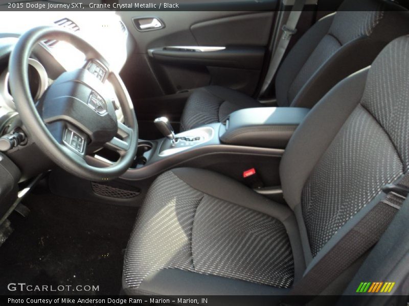 Granite Crystal Metallic / Black 2015 Dodge Journey SXT
