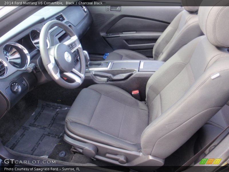 Black / Charcoal Black 2014 Ford Mustang V6 Convertible