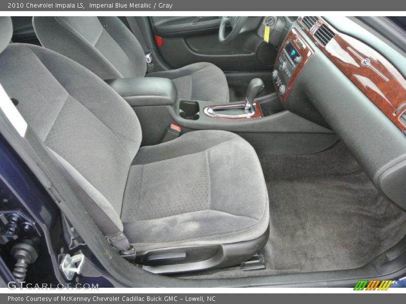 Imperial Blue Metallic / Gray 2010 Chevrolet Impala LS