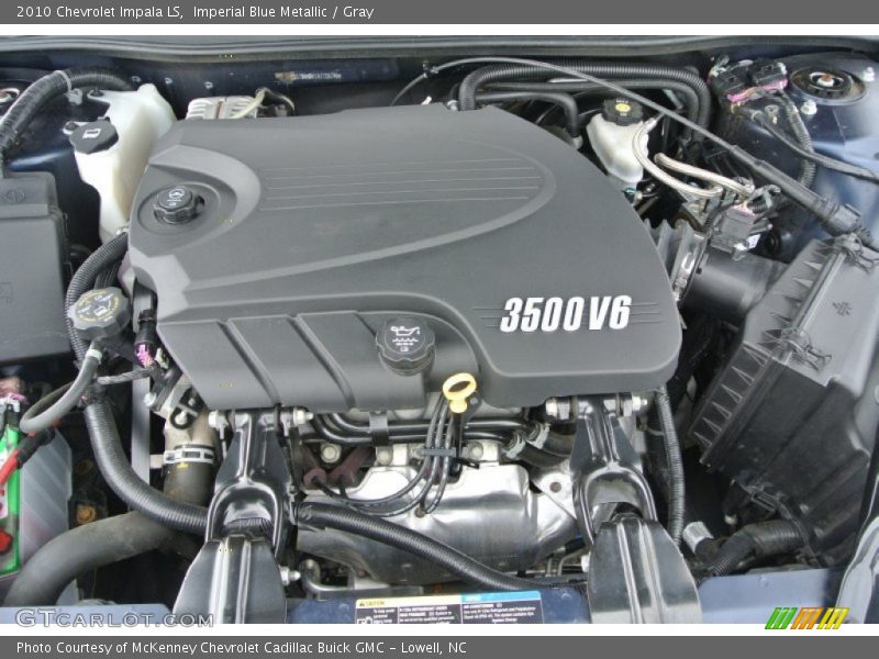Imperial Blue Metallic / Gray 2010 Chevrolet Impala LS