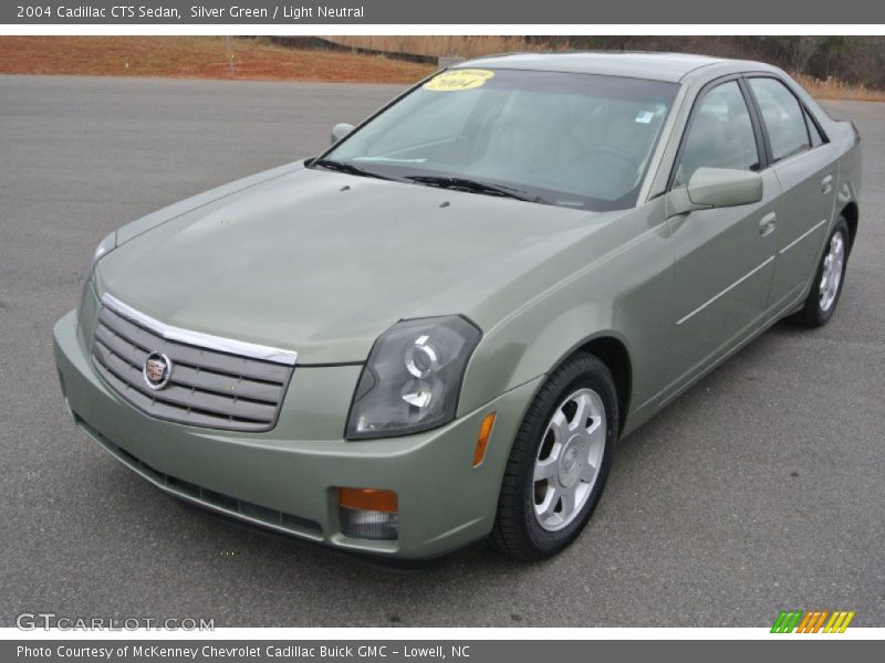 Silver Green / Light Neutral 2004 Cadillac CTS Sedan