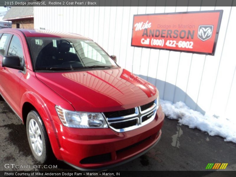 Redline 2 Coat Pearl / Black 2015 Dodge Journey SE
