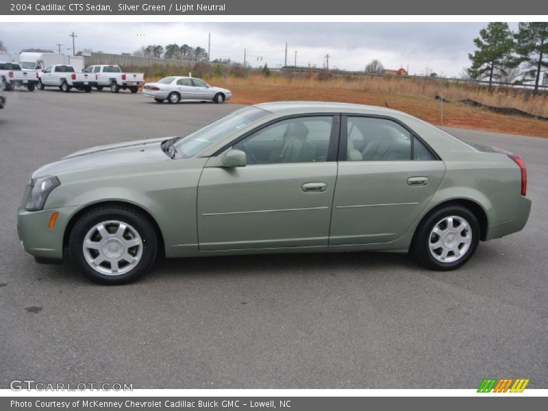 Silver Green / Light Neutral 2004 Cadillac CTS Sedan