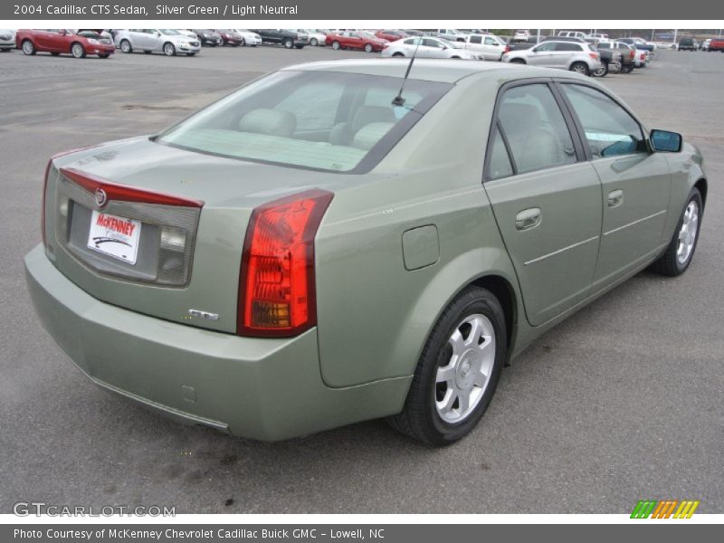 Silver Green / Light Neutral 2004 Cadillac CTS Sedan