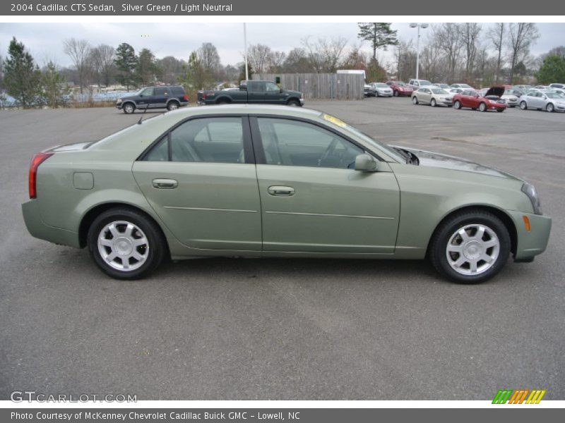 Silver Green / Light Neutral 2004 Cadillac CTS Sedan