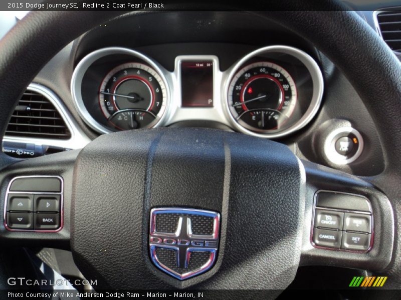 Redline 2 Coat Pearl / Black 2015 Dodge Journey SE