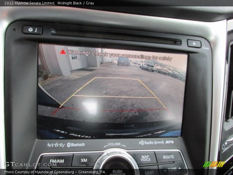 Midnight Black / Gray 2012 Hyundai Sonata Limited