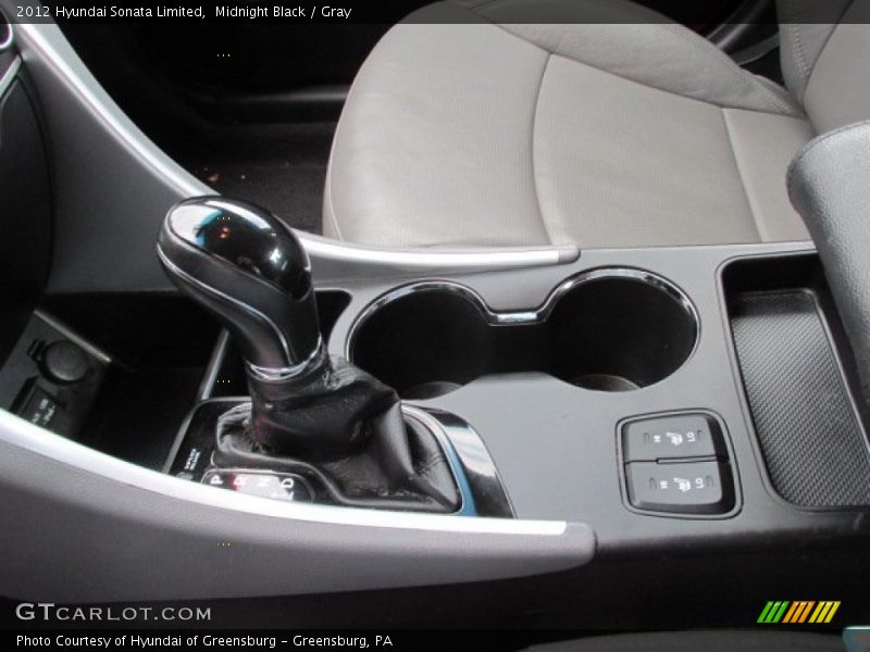 Midnight Black / Gray 2012 Hyundai Sonata Limited