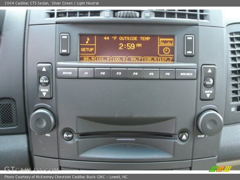 Silver Green / Light Neutral 2004 Cadillac CTS Sedan