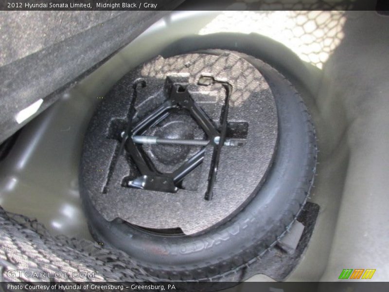 Midnight Black / Gray 2012 Hyundai Sonata Limited