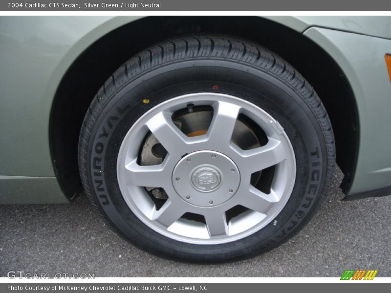 Silver Green / Light Neutral 2004 Cadillac CTS Sedan