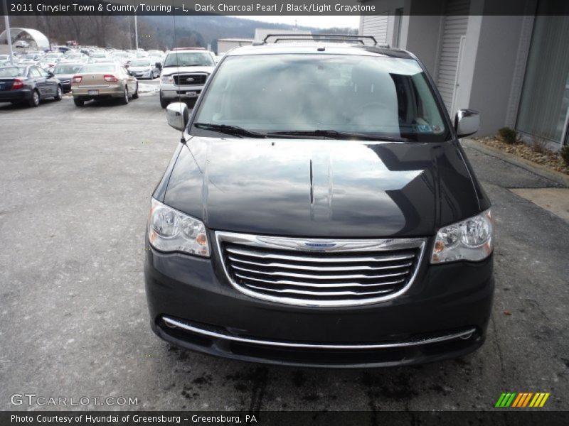 Dark Charcoal Pearl / Black/Light Graystone 2011 Chrysler Town & Country Touring - L
