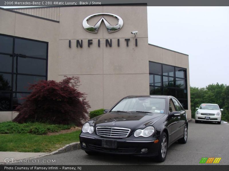 Black / Stone 2006 Mercedes-Benz C 280 4Matic Luxury