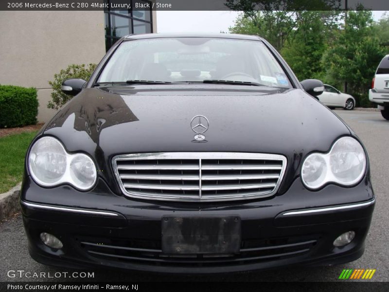 Black / Stone 2006 Mercedes-Benz C 280 4Matic Luxury