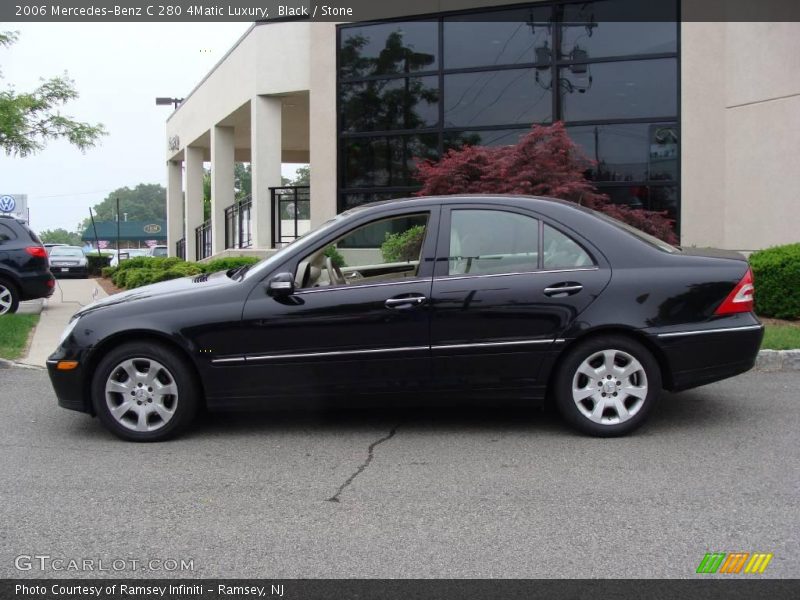 Black / Stone 2006 Mercedes-Benz C 280 4Matic Luxury