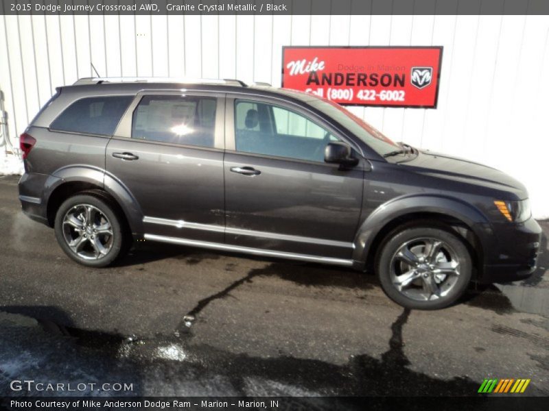 Granite Crystal Metallic / Black 2015 Dodge Journey Crossroad AWD
