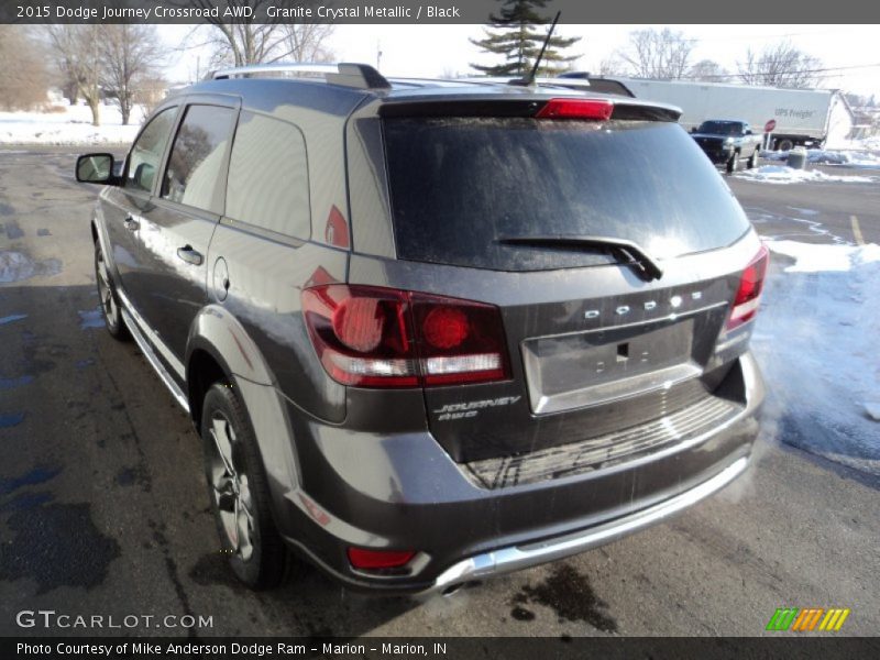 Granite Crystal Metallic / Black 2015 Dodge Journey Crossroad AWD