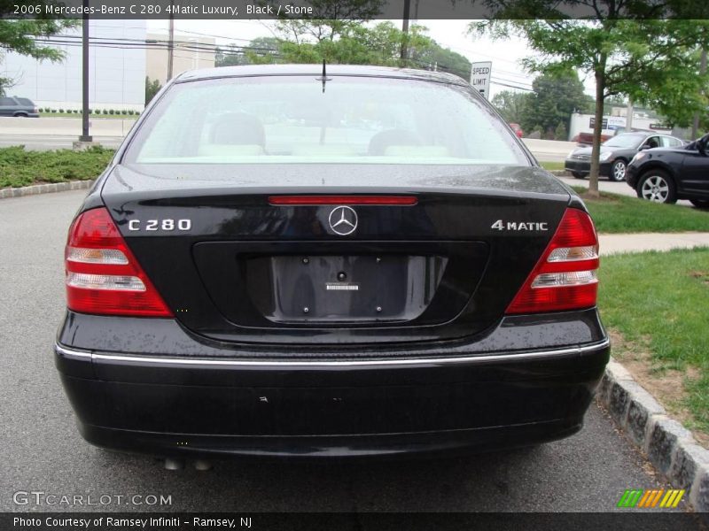 Black / Stone 2006 Mercedes-Benz C 280 4Matic Luxury