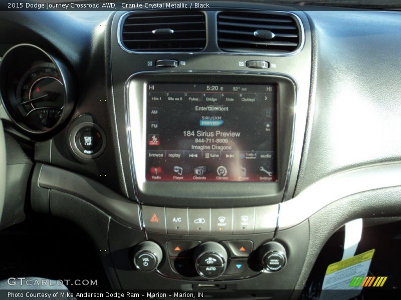 Granite Crystal Metallic / Black 2015 Dodge Journey Crossroad AWD