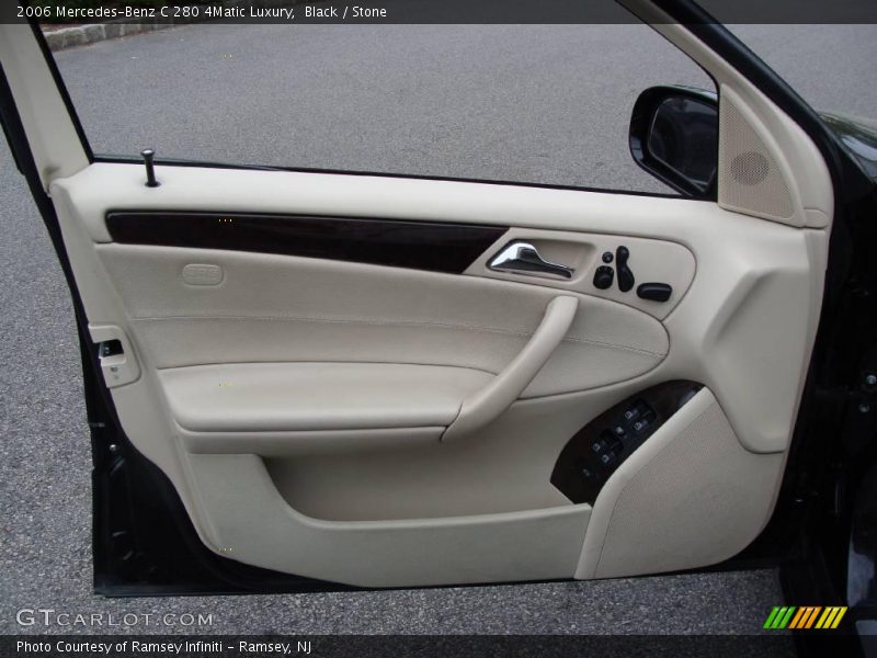Black / Stone 2006 Mercedes-Benz C 280 4Matic Luxury