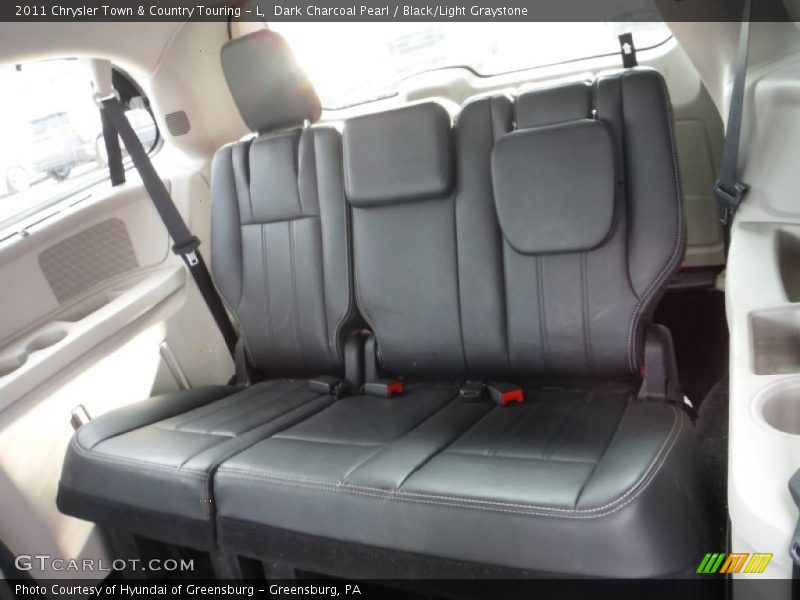 Dark Charcoal Pearl / Black/Light Graystone 2011 Chrysler Town & Country Touring - L