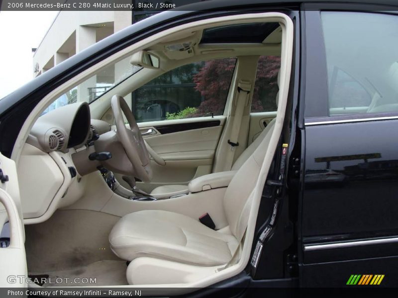 Black / Stone 2006 Mercedes-Benz C 280 4Matic Luxury