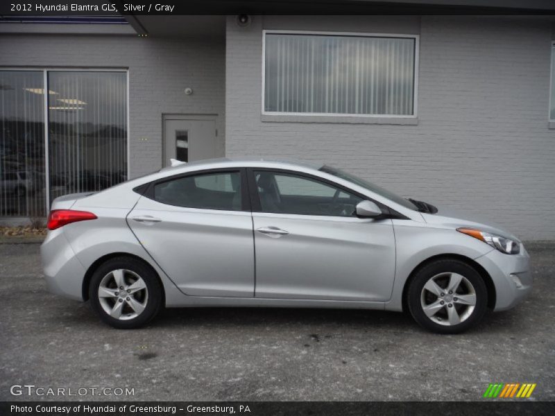 Silver / Gray 2012 Hyundai Elantra GLS