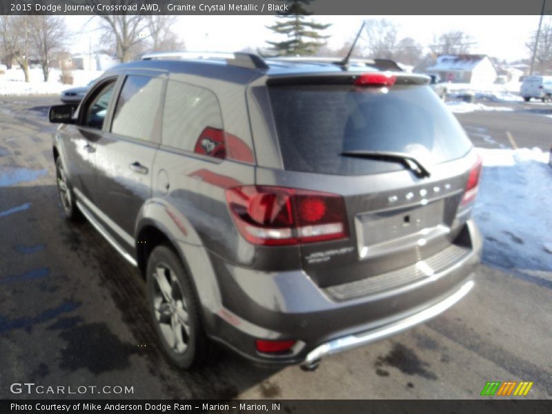 Granite Crystal Metallic / Black 2015 Dodge Journey Crossroad AWD