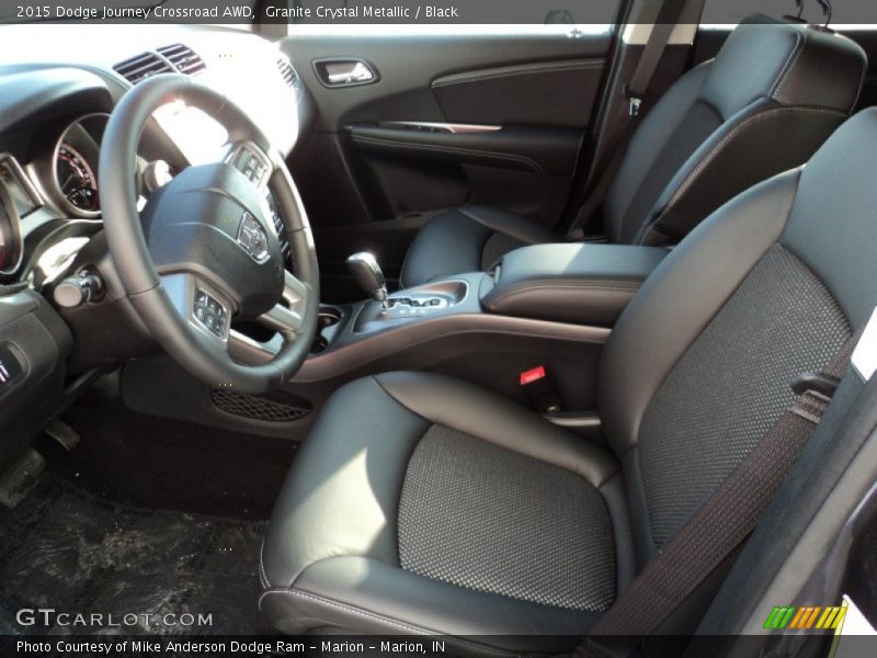 Granite Crystal Metallic / Black 2015 Dodge Journey Crossroad AWD