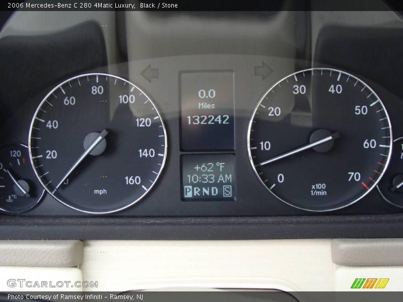 Black / Stone 2006 Mercedes-Benz C 280 4Matic Luxury