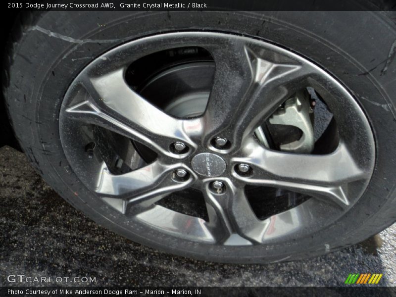 Granite Crystal Metallic / Black 2015 Dodge Journey Crossroad AWD