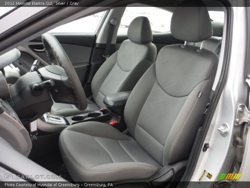 Silver / Gray 2012 Hyundai Elantra GLS
