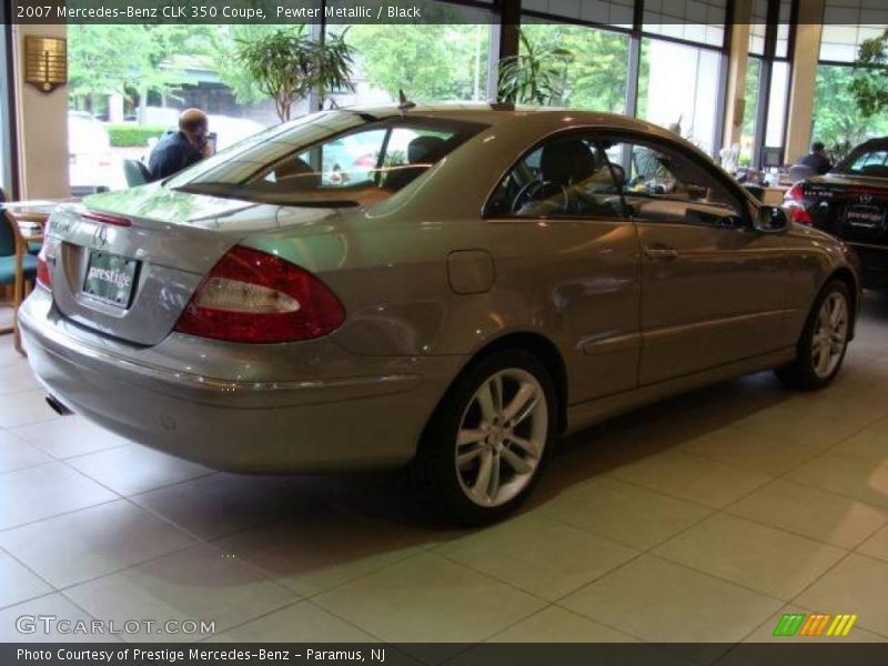 Pewter Metallic / Black 2007 Mercedes-Benz CLK 350 Coupe