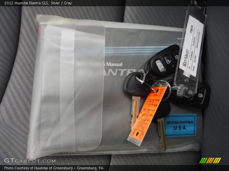 Silver / Gray 2012 Hyundai Elantra GLS